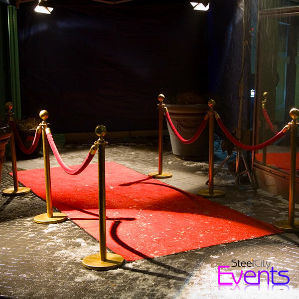 Classic Red Carpet Entrance